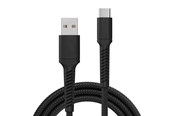 Kabel USB - X2O Longlife 60W USB-A/C cable 1M - Black - A12-191-0004 1M BLACK