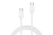 Kabel USB - X2O Basic 60W USB-C/C cable 2m - White - BB01 PVC 2.0M