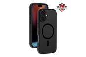 Telefon - Pokrowiec i etui - X2O Mag Frosted Cover Apple iPhone 17 Semi-Transparent/Black - 10031