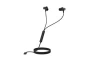 Słuchawki, zestaw słuchawkowy - X2O USB-C ANC Silicone In-Ear Headset 1.2m - Black - 10121