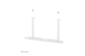 Uchwyty ścienne, uchwyty AV i meble AV - Neomounts AV35-727WH1 mounting kit - for sound bar - easy installation - white - Max 10 kg - recommended for 75" - AV35-727WH1