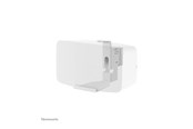 Uchwyty ścienne, uchwyty AV i meble AV - Neomounts WL35-725WH1 mounting kit - for speaker - with tilt & swivel - white - Max 7 kg - recommended for - WL35-725WH1