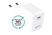 Telefon - Adapter i Ladowarka - eSTUFF INFINITE power adapter - EU AVS GaN 98% recycled plastic - USB-C 3.1 - 60 watt - ES637060