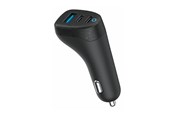Telefon - Adapter i Ładowarka - eSTUFF INFINITE car power adapter - USB-C USB Type A - 100 watt - ES631035