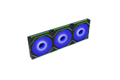 Wentylator obudowy - Lian Li UNI FAN SLINF FLEX 120 Reversed (3-pack) with controller - Wentylator obudowy - 120mm - Czarny ze światłem RGB - 31 dBA - 12RSLIN1F3B