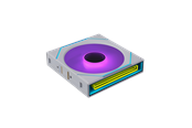 Wentylator obudowy - Lian Li UNI FAN SLINF FLEX 120 Reversed - Wentylator obudowy - 120mm - Biały ze światłem RGB - 31 dBA - 12RSLIN1F1W