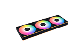 Wentylator obudowy - Lian Li UNI FAN CL FLEX 120 (3-pack) - Wentylator obudowy - 120mm - Czarny ze światłem RGB - 30 dBA - 12CL1F3B