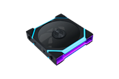 Wentylator obudowy - Lian Li UNI FAN SL FLEX 120 - Wentylator obudowy - 120mm - Czarny ze światłem RGB - 28 dBA - 12SL1F1B
