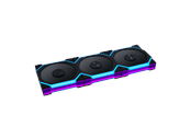 Wentylator obudowy - Lian Li UNI FAN SL FLEX 120 Reversed (3-pack) with controller - Wentylator obudowy - 120mm - Czarny ze światłem RGB - 31 dBA - 12RSL1F3B