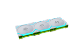 Wentylator obudowy - Lian Li UNI FAN SL FLEX 120 Reversed (3-pack) with controller - Wentylator obudowy - 120mm - Biały ze światłem RGB - 31 dBA - 12RSL1F3W