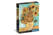 Puzzle - Clementoni Puzzle Museum Sunflowers - Compact Box, 1000 elementów Podłoga - 39966