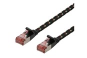 Kabel sieciowy - Deltaco patch cable - 1.5 m - black - Czarny - 1m - UFTP-2312
