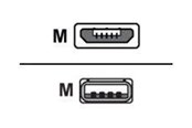 Kabel USB - Sharkoon - USB cable - Micro-USB Type B to USB - 0.5 m - 4044951015474
