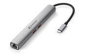 Stacja dokująca - Sharkoon OfficePal Combo Adapter - docking station - USB-C - HDMI - 1GbE - 4044951040704
