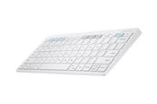 Klawiatura - Samsung Smart Keyboard Trio 500 EJ-B3400 - keyboard - QWERTZ - German - white Input Device - Klawiatury - Niemcy - Biały - EJ-B3400BWGGDE