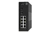 Switch - LevelOne Hilbert IGS-2110P - switch - industrial lite 802.3af/at -40 to 75°C - 10 ports - smart - IGS-2110P