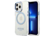 Telefon - Pokrowiec i etui - GUESS Metal Outline MagSafe Case for iPhone 13 Pro / iPhone 13 - Blue - 3666339057237