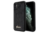 Telefon - Pokrowiec i etui - GUESS Sequin Script Metal case for iPhone 11 / Xr - black - 3666339172770
