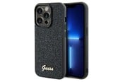 Telefon - Pokrowiec i etui - GUESS Disco Metal Script case for iPhone 14 Pro - black - 3666339173418