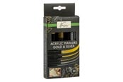 Artykuly Artystyczne & Rzemieslnicze - Nassau Acrylic Marker Set Gold & Silver - 5 pcs. - AR017005