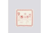 Psy - Hay zzHAY - Recycled Dogs Scarf 55 x 55 (White & Red) - AE930-D281-AS30