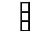 Inteligentny dom - 2N - mounting frame - black - 9155023B