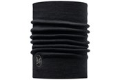 Sprzęt turystyczny - Buff Merino Heavyweight Neck Warmer - Solid Black - BUF110963.00