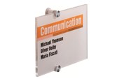 Konferencja i prezentacja - DURABLE CRYSTAL SIGN sign holder - transparent - 482319