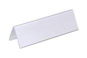 Konferencja i prezentacja - DURABLE sign holder - for 122 x 210 mm 61 x 210 mm - double-sided - transparent (pack of 25) - 805219