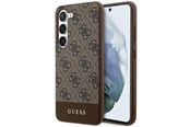Telefon - Pokrowiec i etui - GUESS 4G Stripe Collection case for Samsung Galaxy S24+ - brown - 3666339241162