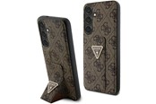 Telefon - Pokrowiec i etui - GUESS GUHCS24SPGS4TDW S24 S921 brown/brown hardcase Grip Stand 4G Triangle Strass - 3666339241421