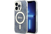 Telefon - Pokrowiec i etui - GUESS IML 4G MagSafe case for iPhone 15 Pro - blue - 3666339194642