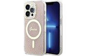 Telefon - Pokrowiec i etui - GUESS IML 4G MagSafe case for iPhone 15 Pro - pink - 3666339194680