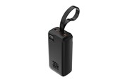 Powerbank - Wozinsky W8-W - 30W Powerbank 2 x USB-A and USB-C with Flashlight - Black - 30000 mAh - 5907769388101