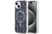 Telefon - Pokrowiec i etui - GUESS IML GCube MagSafe case for iPhone 15 / 14 / 13 - black - 3666339221843