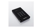 Dysk zewnętrzny - iStorage diskAshur³ - hard drive - 2 TB - USB 3.2 Gen 1 - TAA Compliant - Zewnętrzny dysk - 2TB - Czarny - IS-DA3-256-2000-B