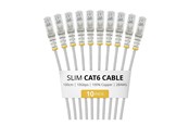 Kabel sieciowy - StarTech.com Startech patch cable - 1 m - grey - Szary - N6PAT100CMGRS10PK