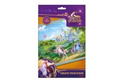 Kreatywne gry - Unicorn Academy Reusable Sticker set - Create your scene - 2 scenes included - 170100310