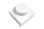 Lampa dziecieca - LEGO Iconic 1x1 Plate Night Light - White - 4006436-LP50