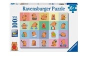 Puzzle - Ravensburger Capybara 100 elementów Blok - 12004386