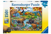 Puzzle - Ravensburger Zgromadzenie dzikich zwierząt 150p Blok - 12004304