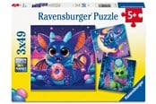 Puzzle - Ravensburger Małe demony 3x49 elementów - 12004261