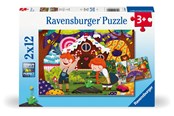 Puzzle - Ravensburger Fairy Tales 2x12 elementów - 12004045