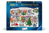 Puzzle - Ravensburger Świąteczne miasteczko 1000p Blok - 12001758