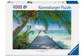 Puzzle - Ravensburger Wymarzona plaża na Malediwach 4000p Blok - 12001737
