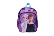 Przybory szkolne - Frozen Small backpack w/2 zipped front pockets 2 mesh side pockets reflectors on straps cushioned shoulder straps and chest strap 300D nylon H 26.5 cm W 21 cm D 10 cm. Volume: 5 liter - 119409435