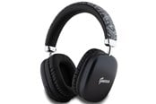 Słuchawki, zestaw słuchawkowy - GUESS GCube Metallic Script Logo Headphones - Black - 3666339220792