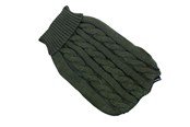 Psy - Dogman Dzianinowy sweter dla psa Gina zielony 45cm - 758930