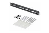 Akcesoria sieciowe - StarTech.com Startech blank keystone patch panel - 1U - 19" - for RJ45 - TAA Compliant - C6PANELUTP241U