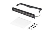 Akcesoria sieciowe - StarTech.com Startech feed through patch panel - 1U - 19" - with cable management bar inline couplers - TAA Compliant - C6APANELSTP241UFT
